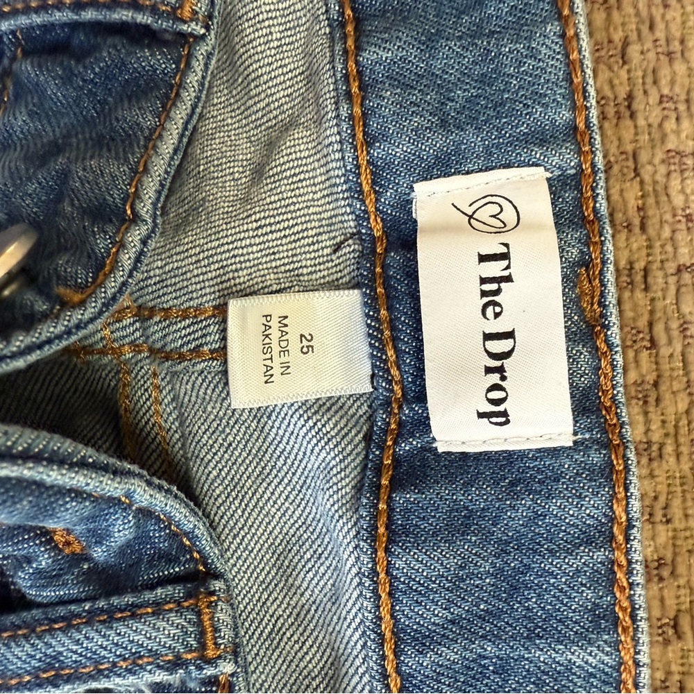 Wide Leg Blue Denim Jeans - Picture 2 of 4